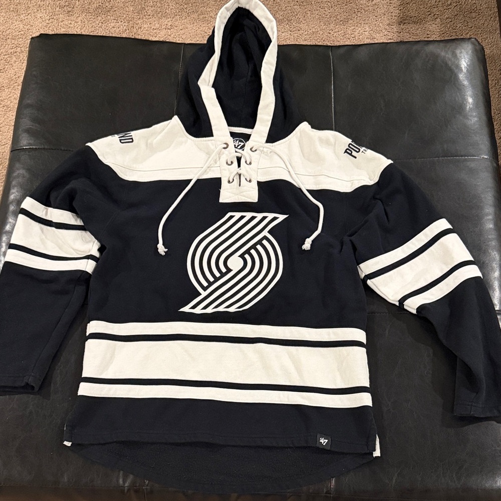 47 Brand Lacer Hoodie Portland TrailBlazers
